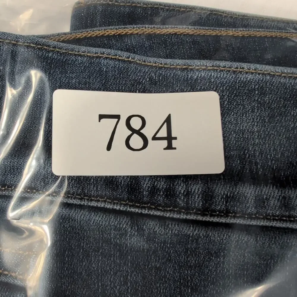 Spanx Women’s L Blue Pull-On Skinny Jegging Jeans Distressed Raw Hem Ankle - Picture 14 of 14